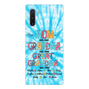 Personalized Mom Grandma Kid Name Phonecase MTDT1703