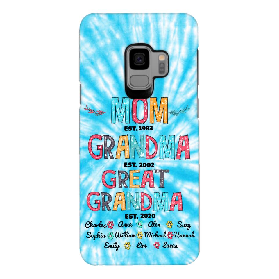 Personalized Mom Grandma Kid Name Phonecase MTDT1703