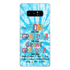 Personalized Mom Grandma Kid Name Phonecase MTDT1703