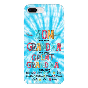 Personalized Mom Grandma Kid Name Phonecase MTDT1703