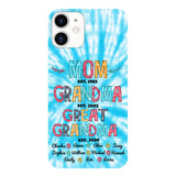 Personalized Mom Grandma Kid Name Phonecase MTDT1703