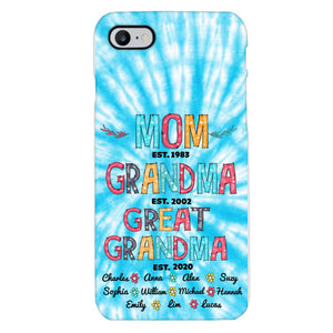 Personalized Mom Grandma Kid Name Phonecase MTDT1703