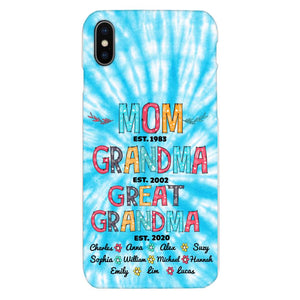 Personalized Mom Grandma Kid Name Phonecase MTDT1703