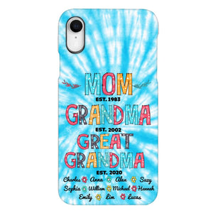 Personalized Mom Grandma Kid Name Phonecase MTDT1703