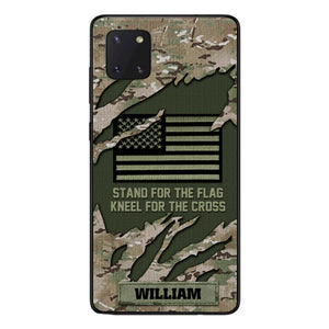 PERSONALIZED U.S VETERAN CAMO PHONECASE QTTN1803