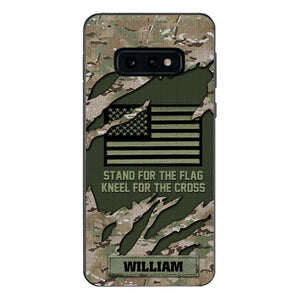 PERSONALIZED U.S VETERAN CAMO PHONECASE QTTN1803