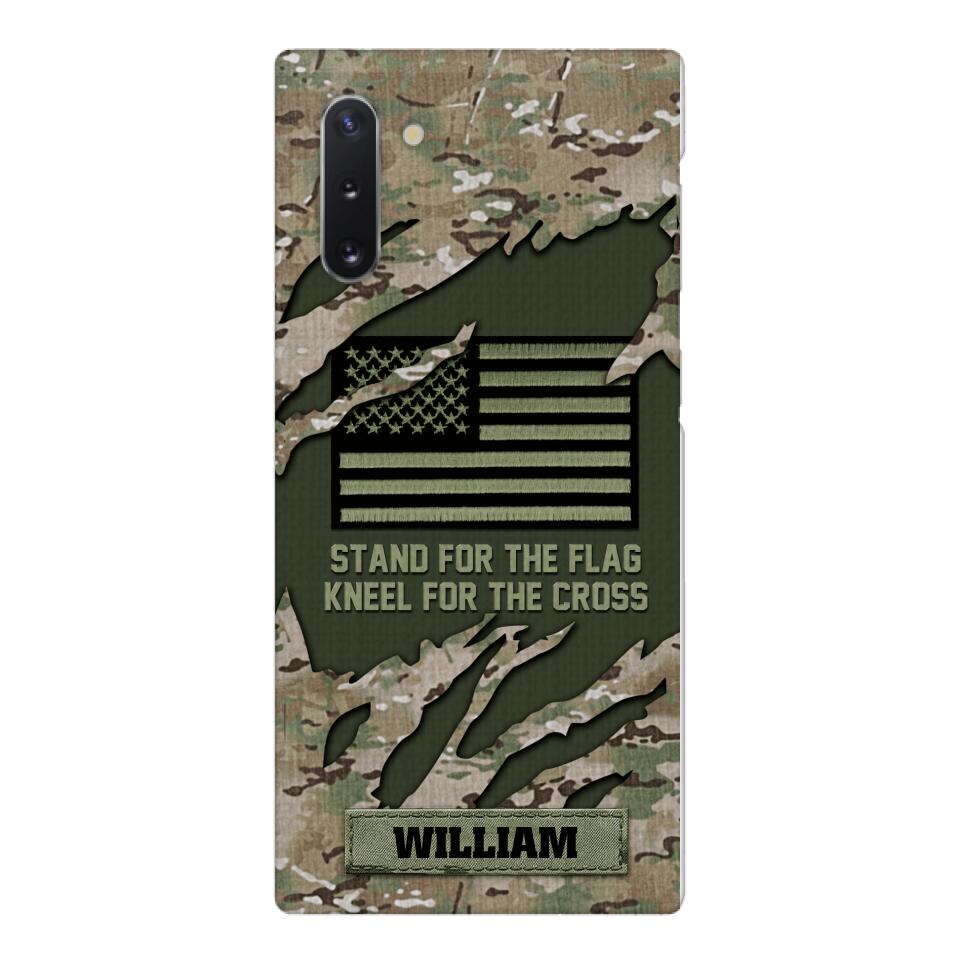 PERSONALIZED U.S VETERAN CAMO PHONECASE QTTN1803