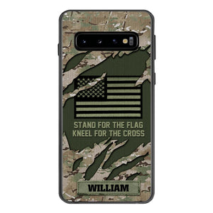 PERSONALIZED U.S VETERAN CAMO PHONECASE QTTN1803