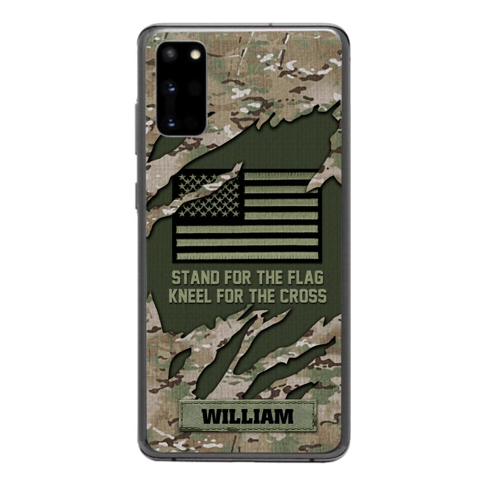 PERSONALIZED U.S VETERAN CAMO PHONECASE QTTN1803