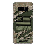 PERSONALIZED U.S VETERAN CAMO PHONECASE QTTN1803