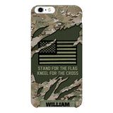 PERSONALIZED U.S VETERAN CAMO PHONECASE QTTN1803