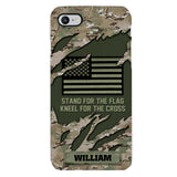 PERSONALIZED U.S VETERAN CAMO PHONECASE QTTN1803