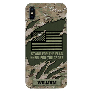 PERSONALIZED U.S VETERAN CAMO PHONECASE QTTN1803