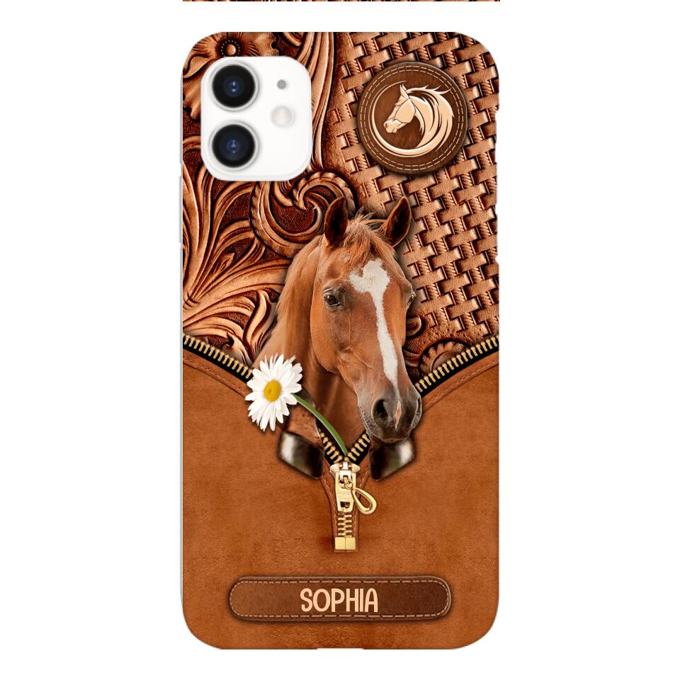 Personalized Horse Lover Phonecase Printed 22MAR-HQ18