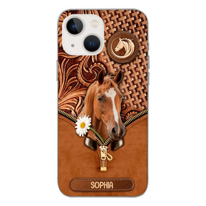 Personalized Horse Lover Phonecase Printed 22MAR-HQ18