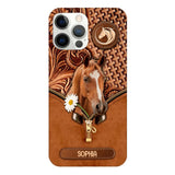 Personalized Horse Lover Phonecase Printed 22MAR-HQ18