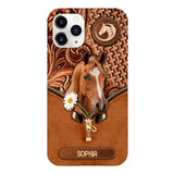 Personalized Horse Lover Phonecase Printed 22MAR-HQ18