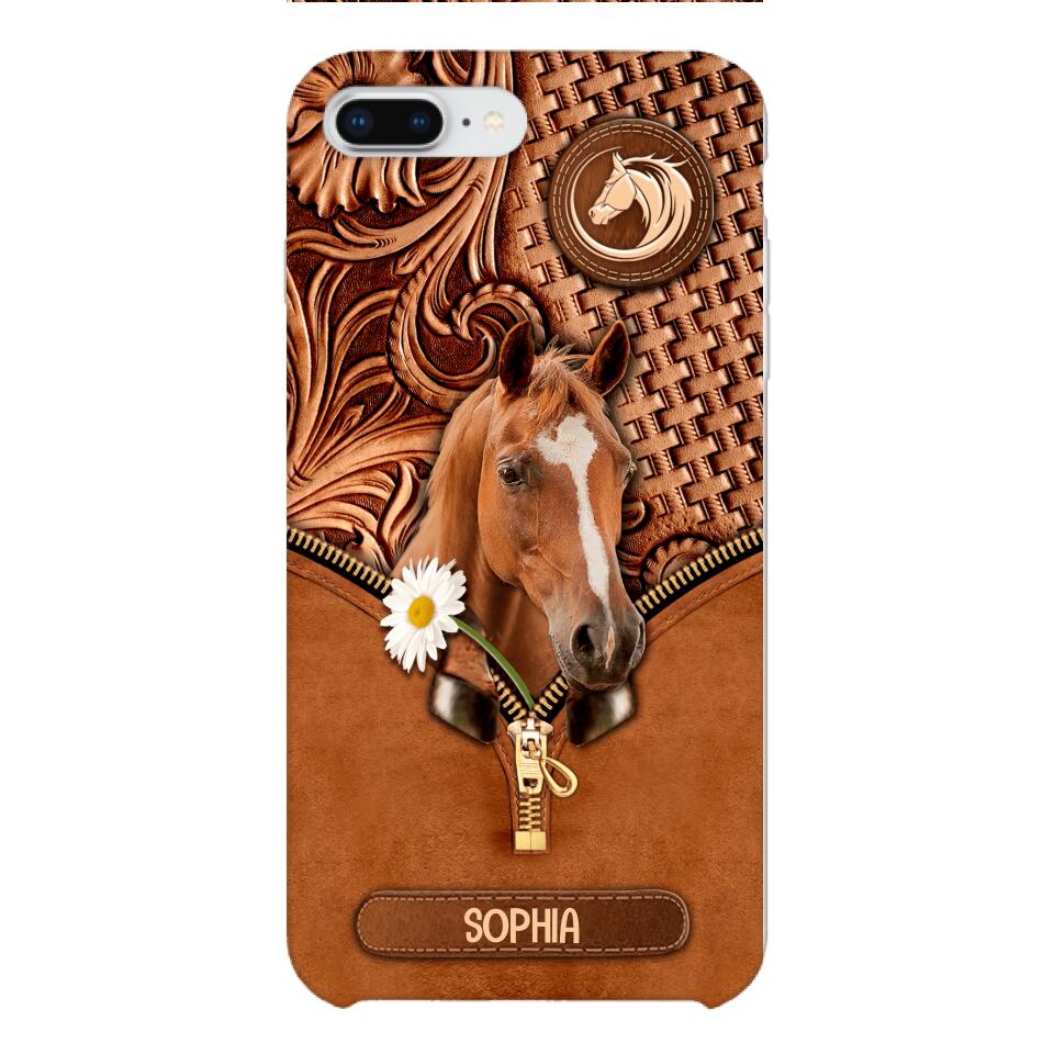 Personalized Horse Lover Phonecase Printed 22MAR-HQ18