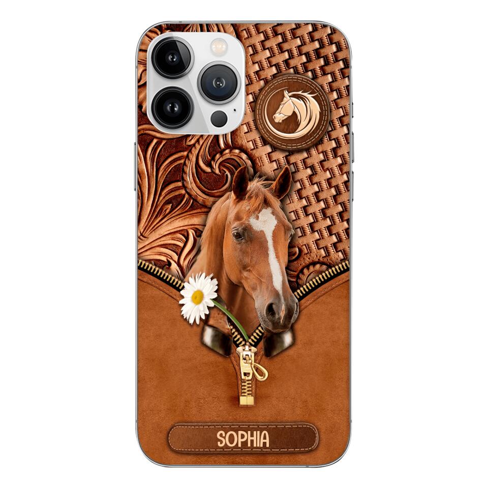 Personalized Horse Lover Phonecase Printed 22MAR-HQ18