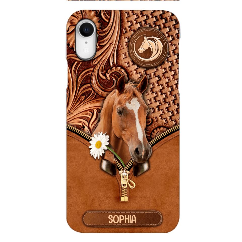 Personalized Horse Lover Phonecase Printed 22MAR-HQ18