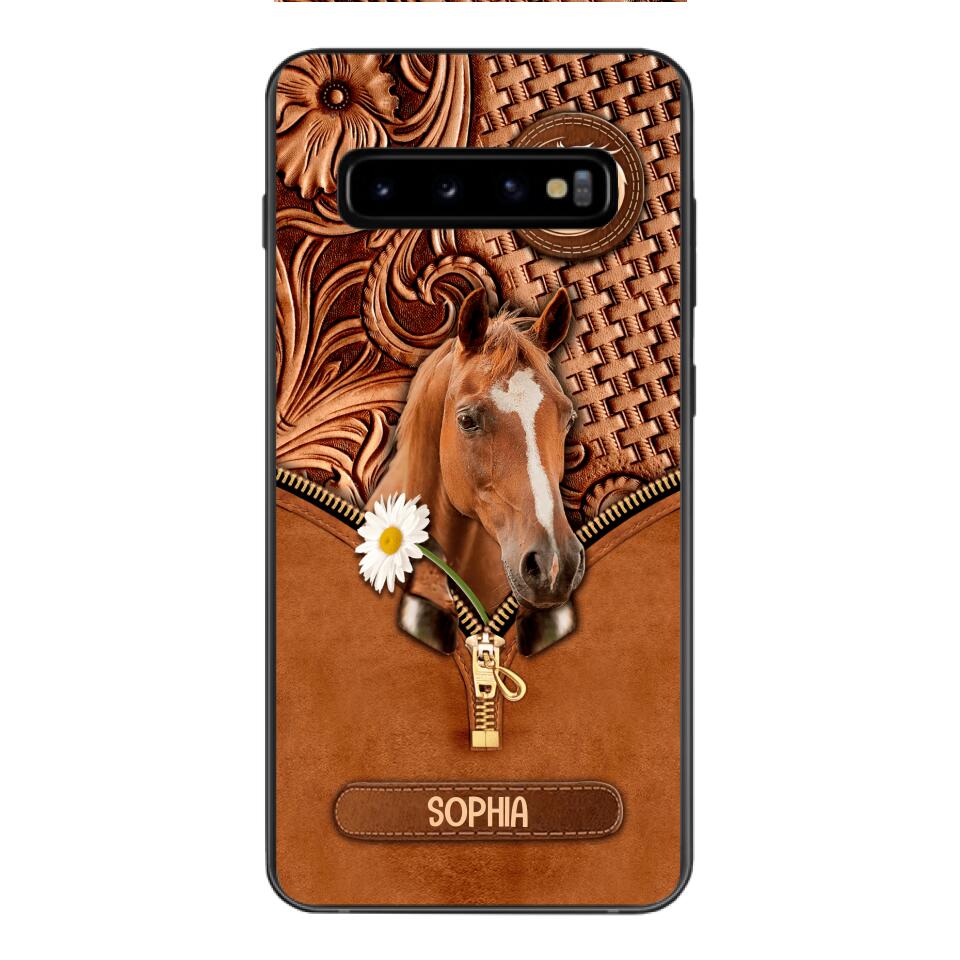 Personalized Horse Lover Phonecase Printed 22MAR-HQ18