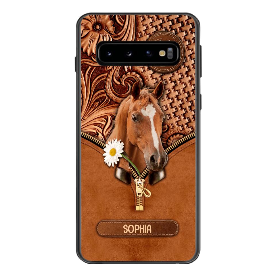 Personalized Horse Lover Phonecase Printed 22MAR-HQ18