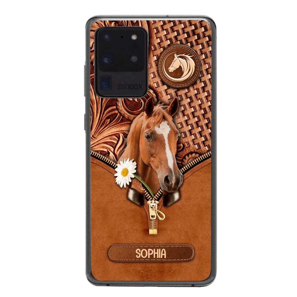 Personalized Horse Lover Phonecase Printed 22MAR-HQ18