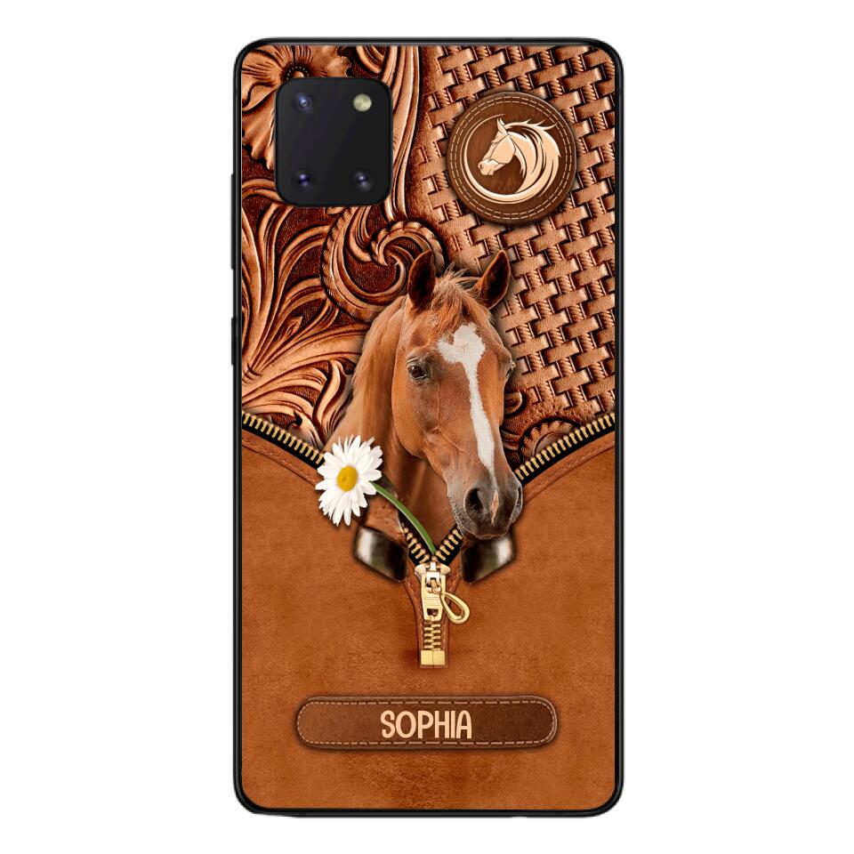 Personalized Horse Lover Phonecase Printed 22MAR-HQ18