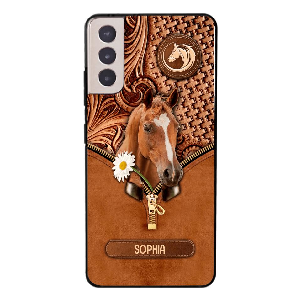 Personalized Horse Lover Phonecase Printed 22MAR-HQ18