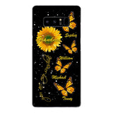 PERSONALIZED GRANDMA SUNFLOWER KID BUTTERFLY DRAGONFLY PHONECASE QTVQ1903