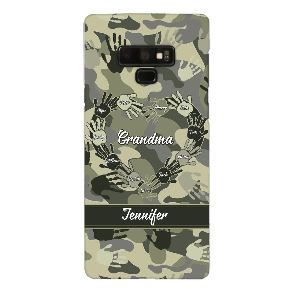 Personalized Grandma Kid Camo Phone Case Printed 22MAR-DT19