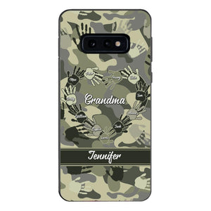 Personalized Grandma Kid Camo Phone Case Printed 22MAR-DT19