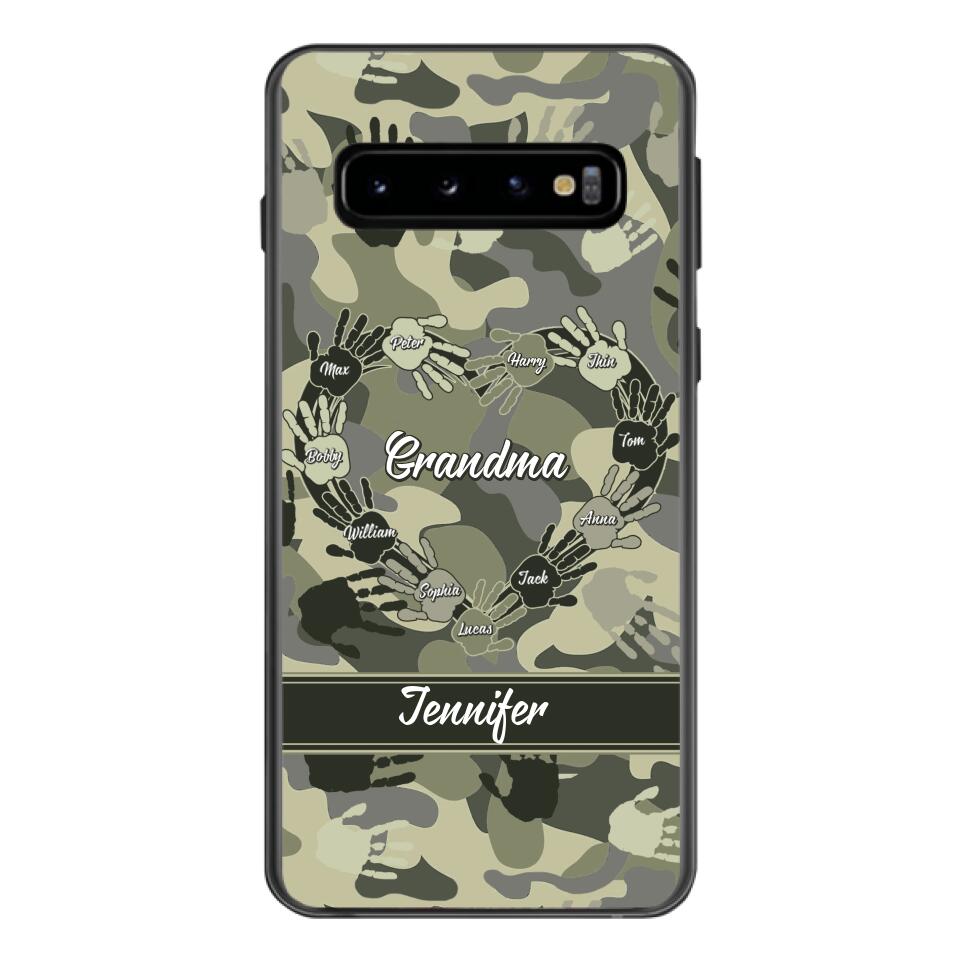 Personalized Grandma Kid Camo Phone Case Printed 22MAR-DT19