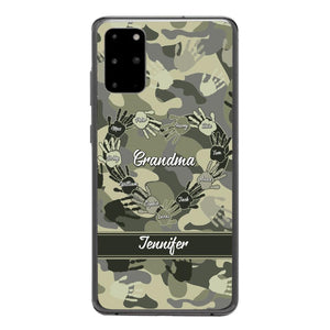 Personalized Grandma Kid Camo Phone Case Printed 22MAR-DT19