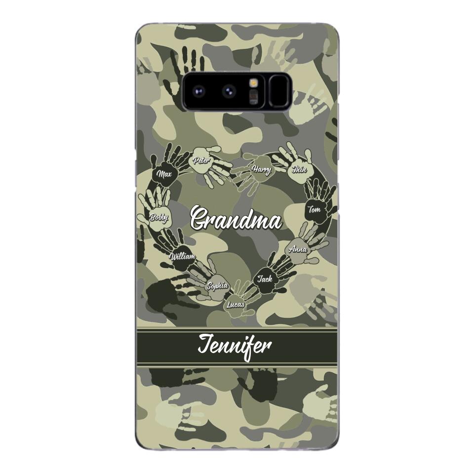 Personalized Grandma Kid Camo Phone Case Printed 22MAR-DT19