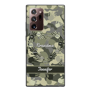 Personalized Grandma Kid Camo Phone Case Printed 22MAR-DT19