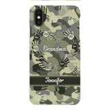 Personalized Grandma Kid Camo Phone Case Printed 22MAR-DT19