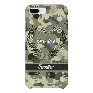 Personalized Grandma Kid Camo Phone Case Printed 22MAR-DT19