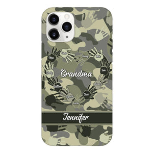 Personalized Grandma Kid Camo Phone Case Printed 22MAR-DT19