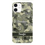 Personalized Grandma Kid Camo Phone Case Printed 22MAR-DT19