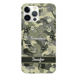 Personalized Grandma Kid Camo Phone Case Printed 22MAR-DT19