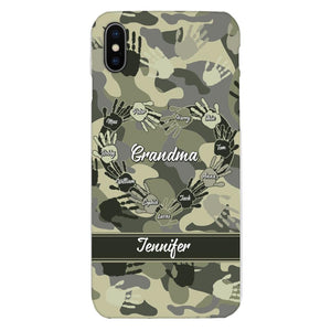 Personalized Grandma Kid Camo Phone Case Printed 22MAR-DT19