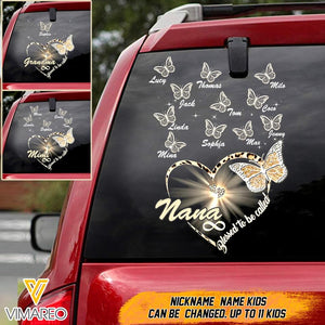 Personalized Grandma Kid Decal Printed 22MAR-QH19