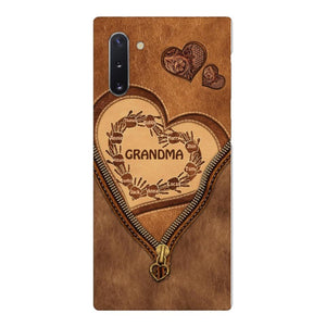 Personalized Grandma Kid Phone Case Printed 22MAR-MQ19