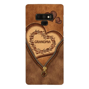 Personalized Grandma Kid Phone Case Printed 22MAR-MQ19