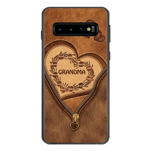 Personalized Grandma Kid Phone Case Printed 22MAR-MQ19