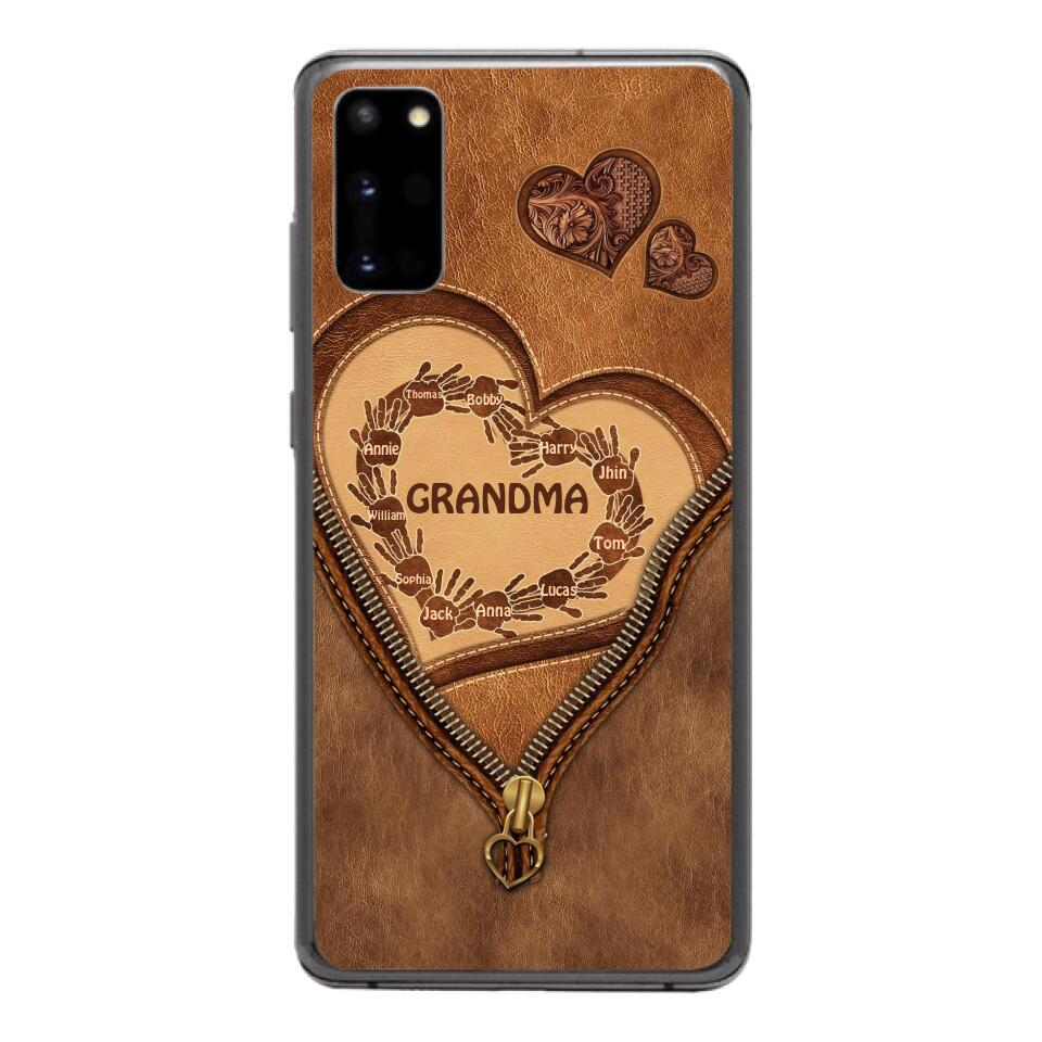 Personalized Grandma Kid Phone Case Printed 22MAR-MQ19