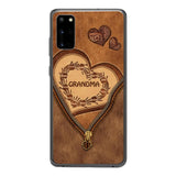 Personalized Grandma Kid Phone Case Printed 22MAR-MQ19