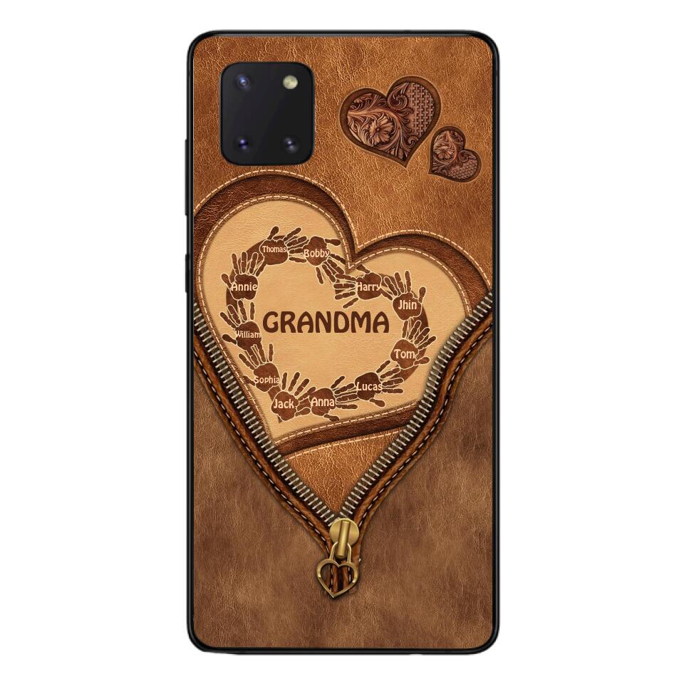 Personalized Grandma Kid Phone Case Printed 22MAR-MQ19