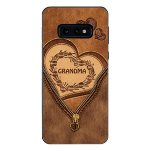 Personalized Grandma Kid Phone Case Printed 22MAR-MQ19